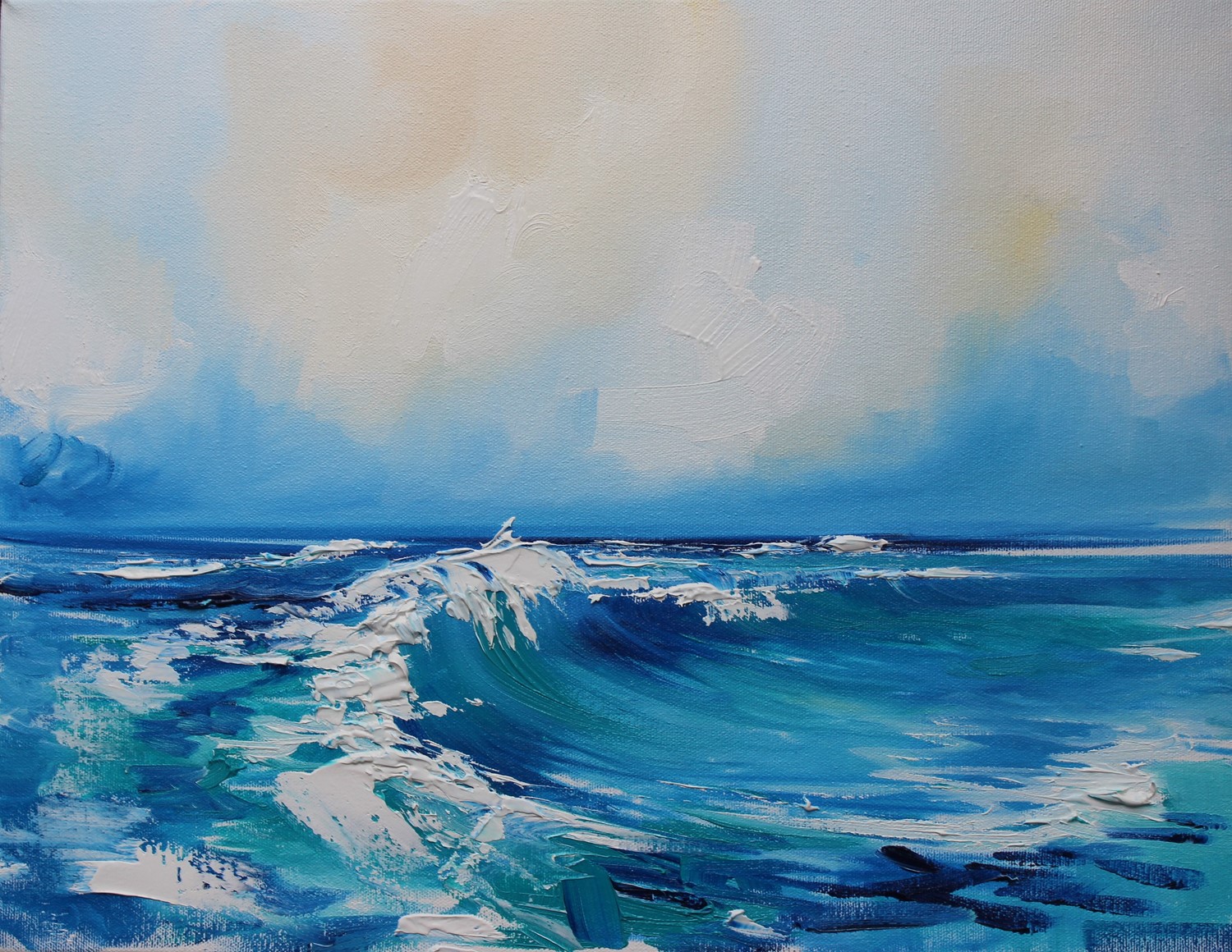 'Curving Wave' by artist Rosanne Barr